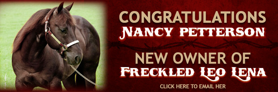 Freckled Leo Lena New Owner